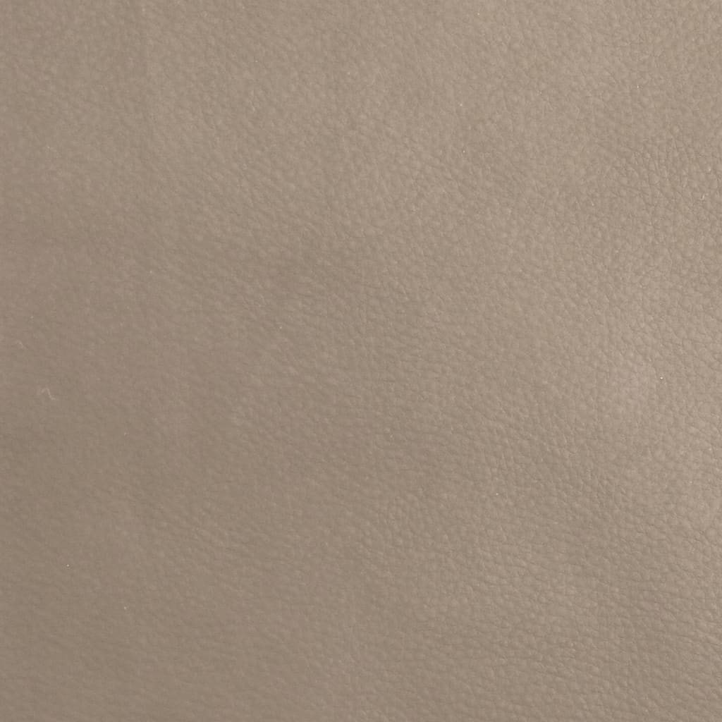 Ležaljka boja cappuccina 54 x 75 x 76 cm od umjetne kože