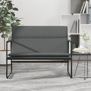 Klupa tamnosiva 100 x 64 x 80 cm od tkanine