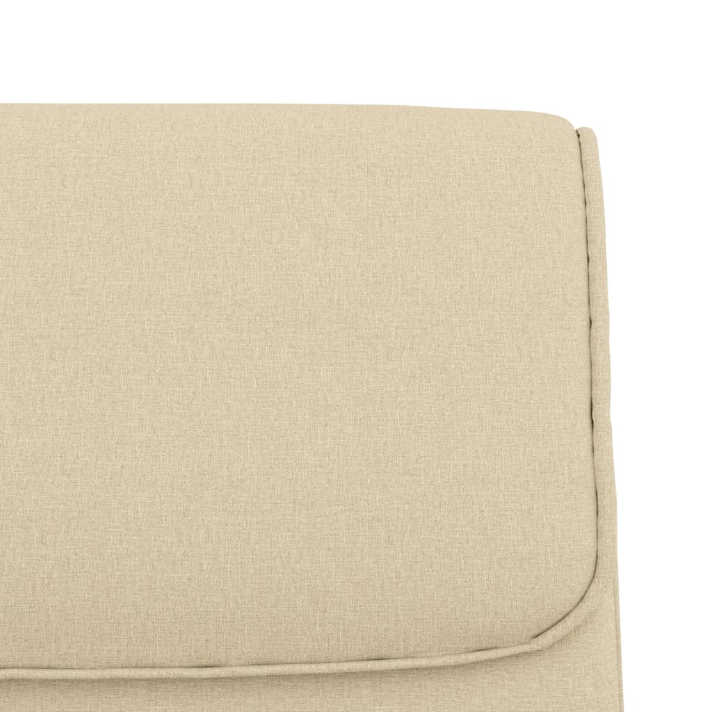Klupa krem 100x64x80 cm od tkanine