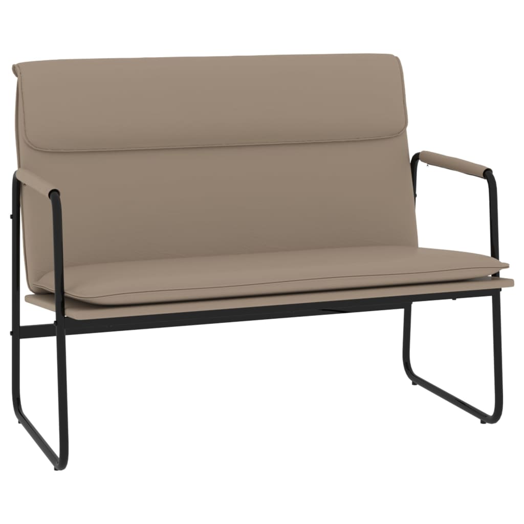 Klupa boja cappuccina 100x64x80 cm od umjetne kože