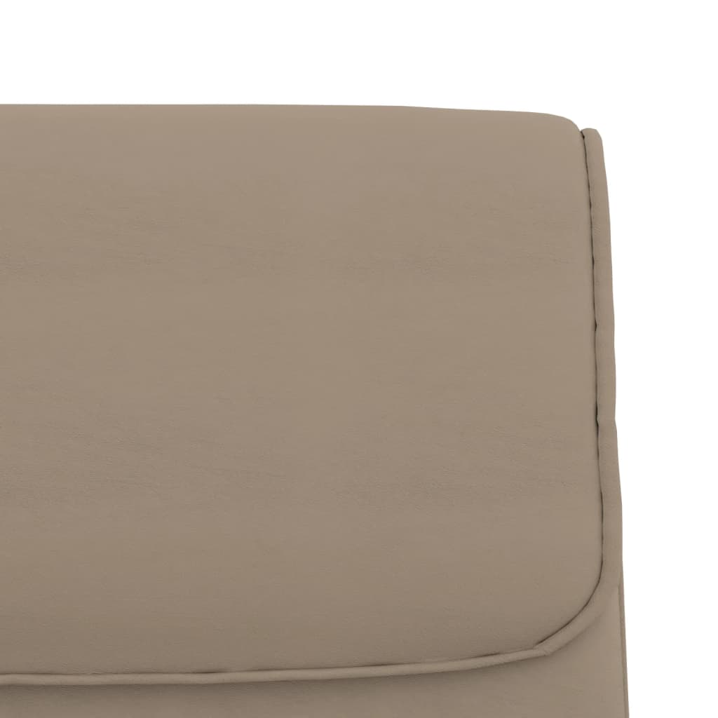 Klupa boja cappuccina 100x64x80 cm od umjetne kože