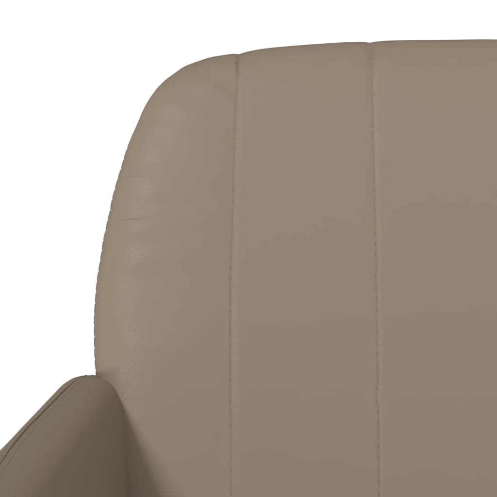 Klupa boja cappuccina 107x80x81 cm od umjetne kože