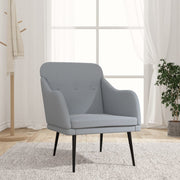 Fotelja svjetlosiva 63 x 76 x 80 cm od tkanine