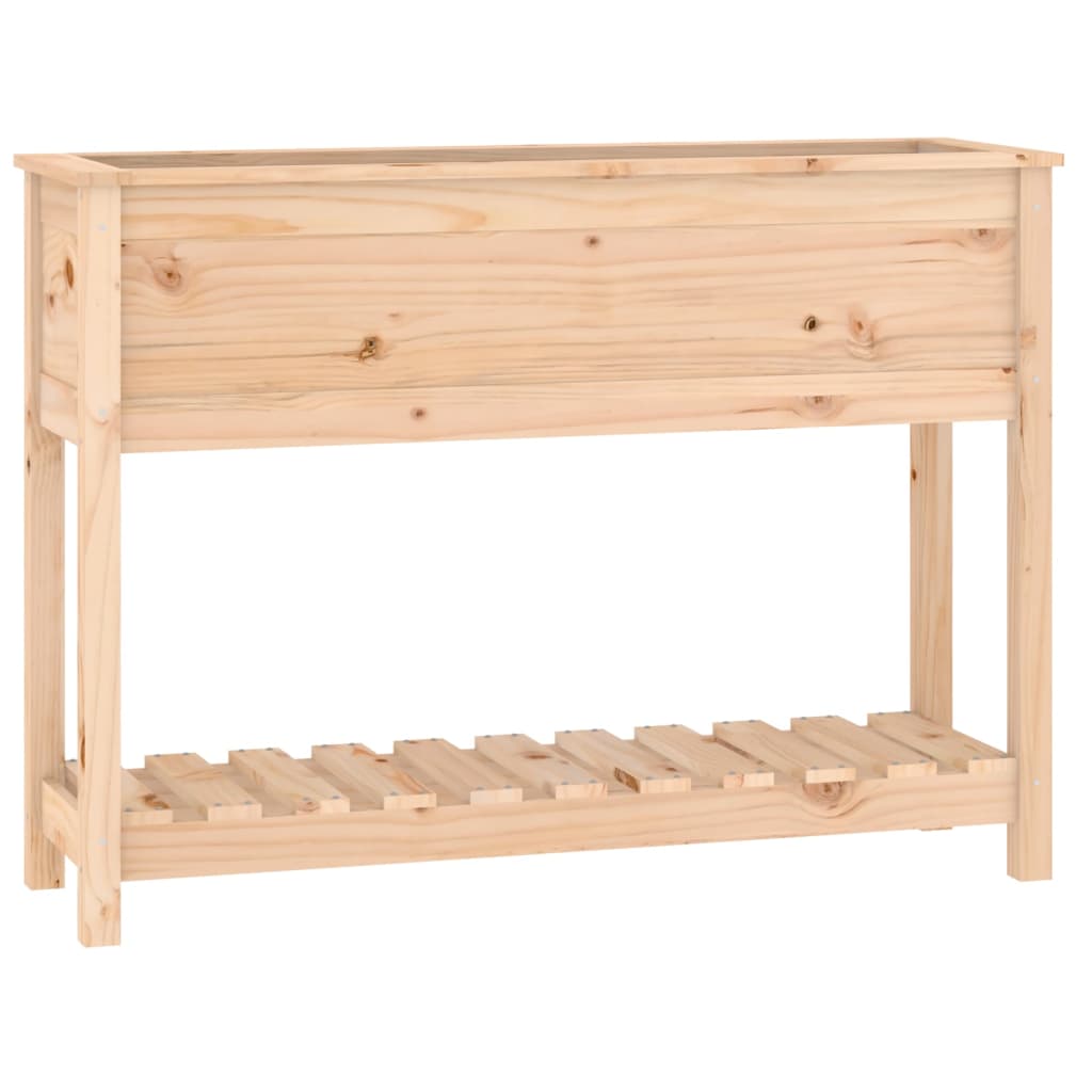 Sadilica s policom 111,5x34,5x81 cm od masivne borovine