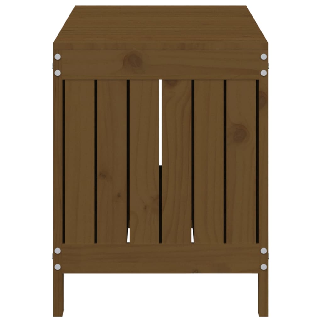 Vrtna kutija za pohranu boja meda 108x42,5x54 cm od borovine