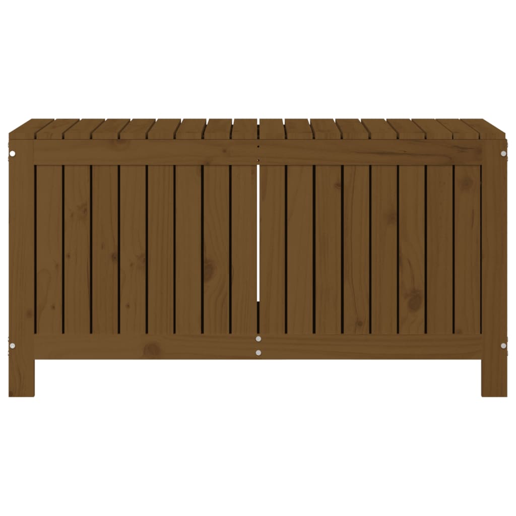 Vrtna kutija za pohranu boja meda 115x49x60 cm od borovine