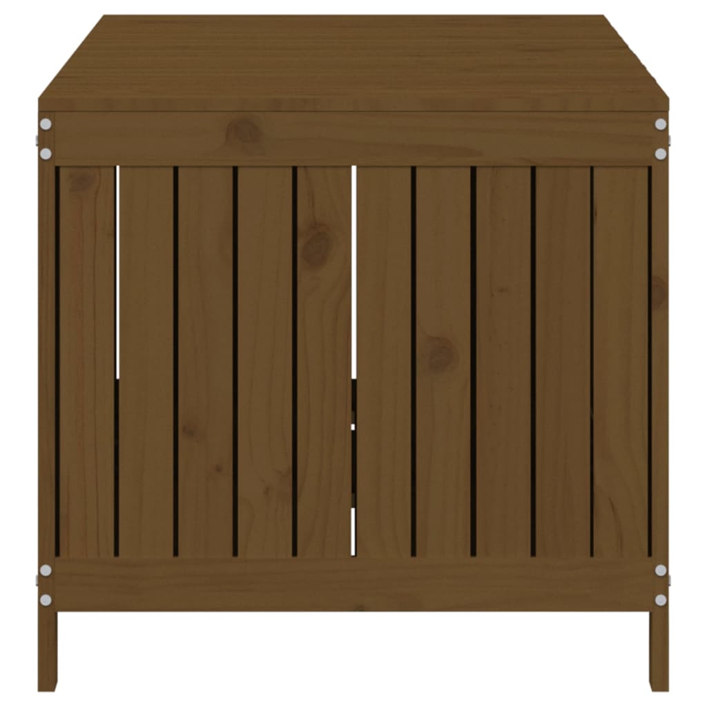 Vrtna kutija za pohranu boja meda 147x68x64 cm od borovine