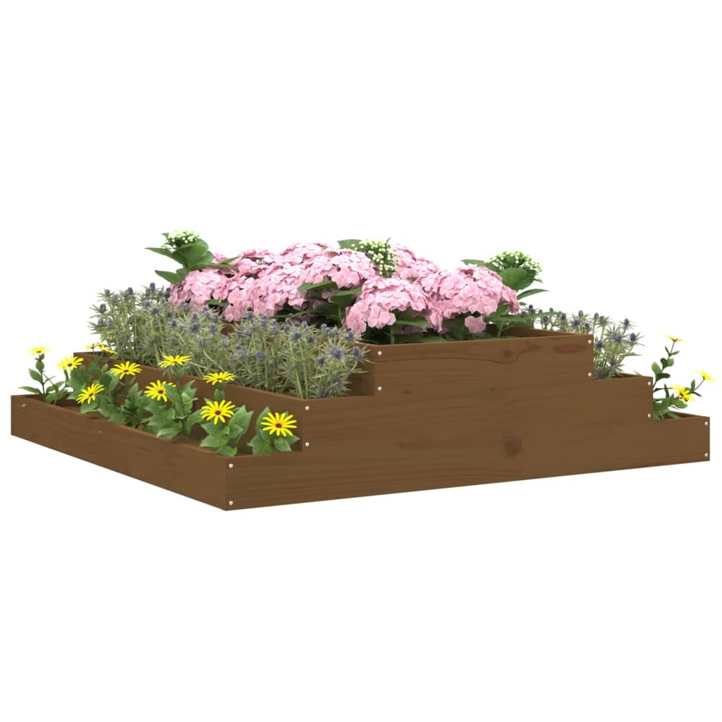 Sadilica boja meda 110x110x27 cm od masivne borovine