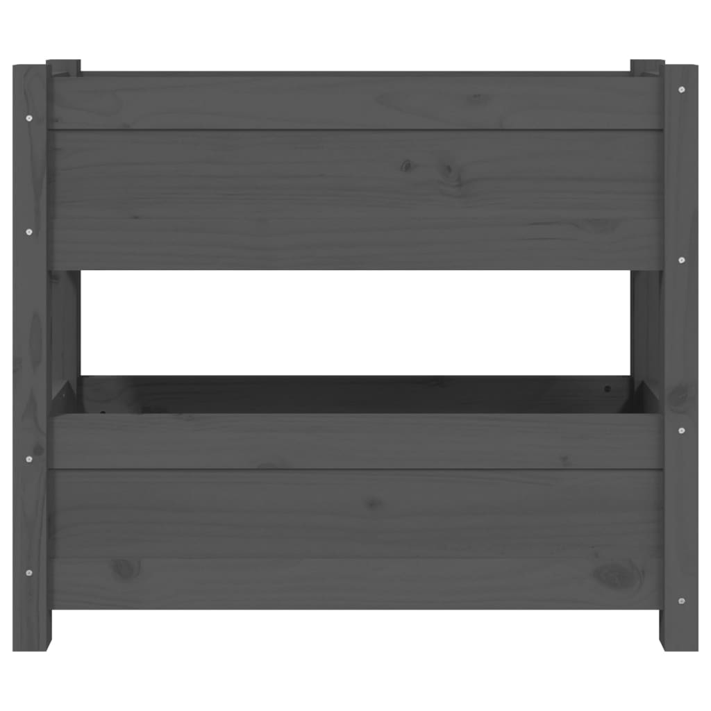 Sadilica siva 77 x 25 x 66 cm od masivne borovine