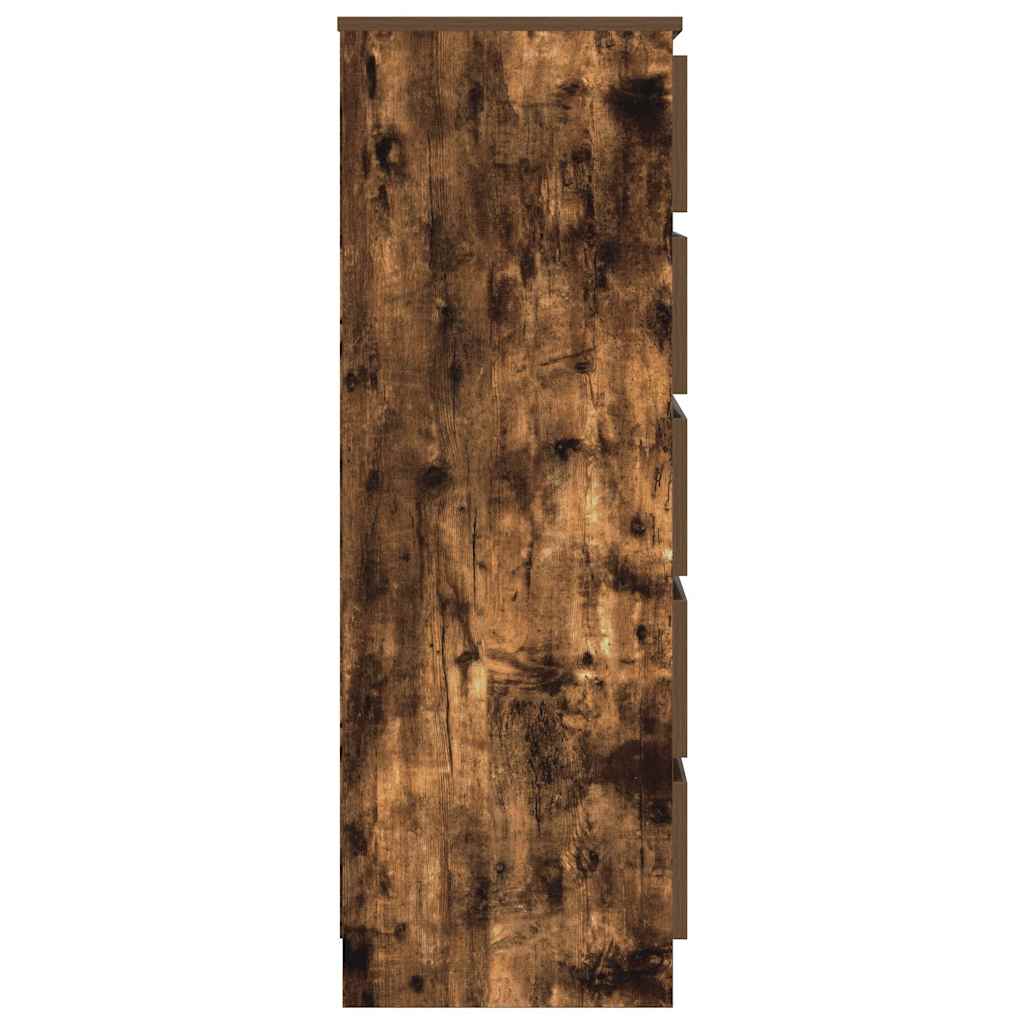 Ladičar boja dimljenog hrasta 60x36x103 cm konstruirano drvo