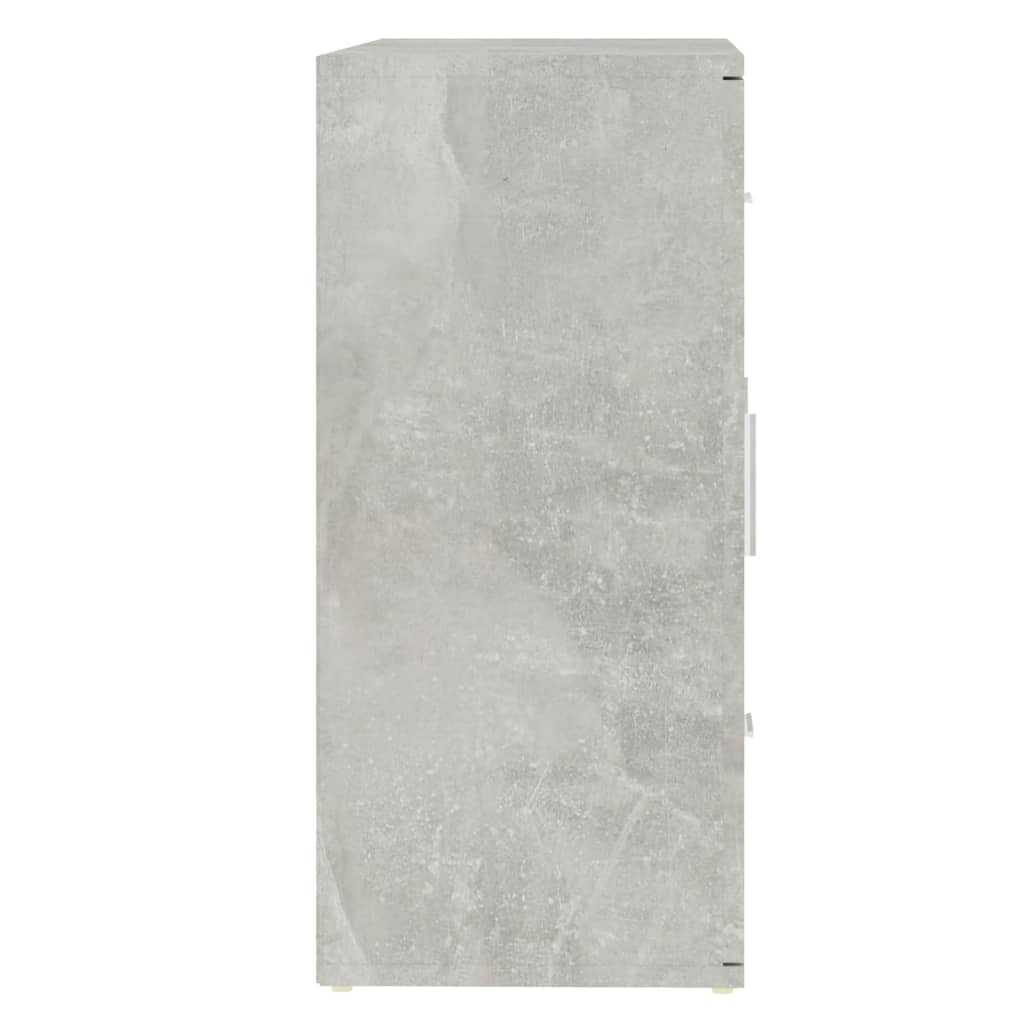 Komoda siva boja betona 91 x 29,5 x 65 cm od konstruiranog drva