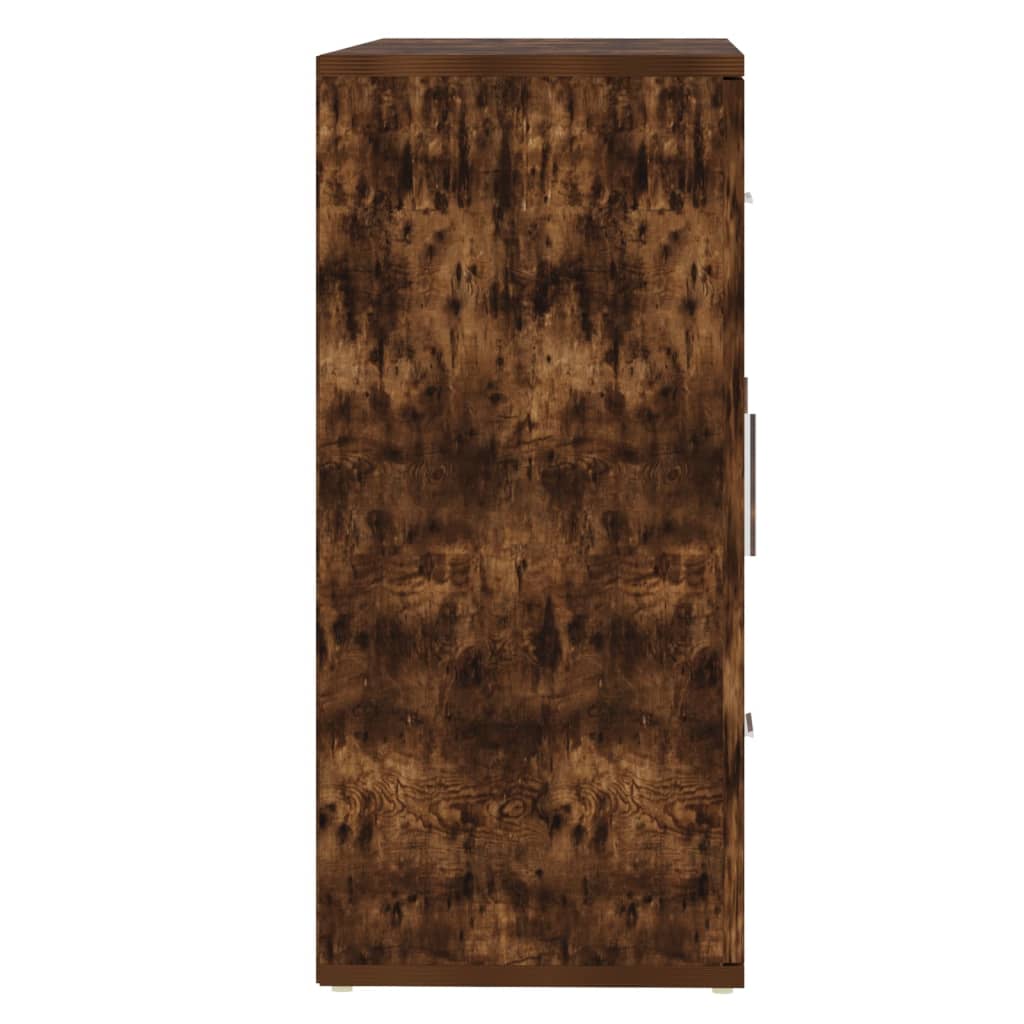 Komoda boja dimljenog hrasta 91x29,5x65 cm konstruirano drvo