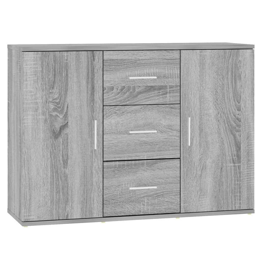 Komoda siva sonome 91x29,5x65 cm konstruirano drvo