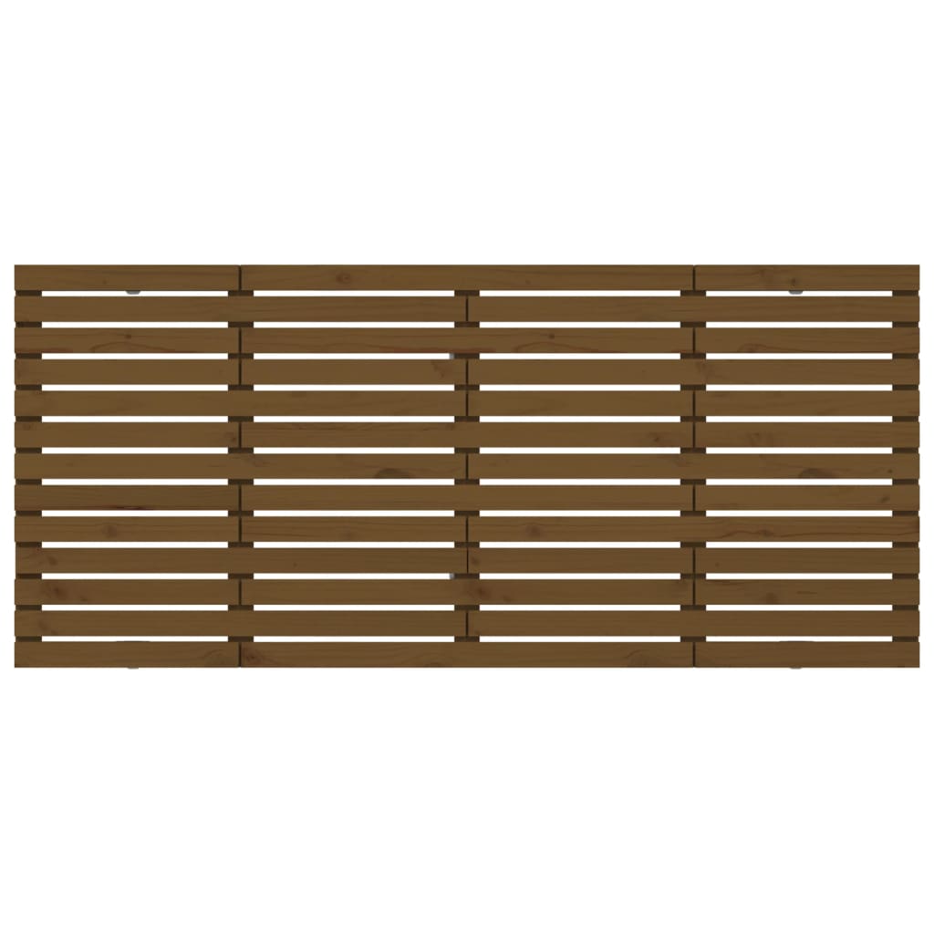 Zidno uzglavlje boja meda 166x3x91,5 cm masivna borovina