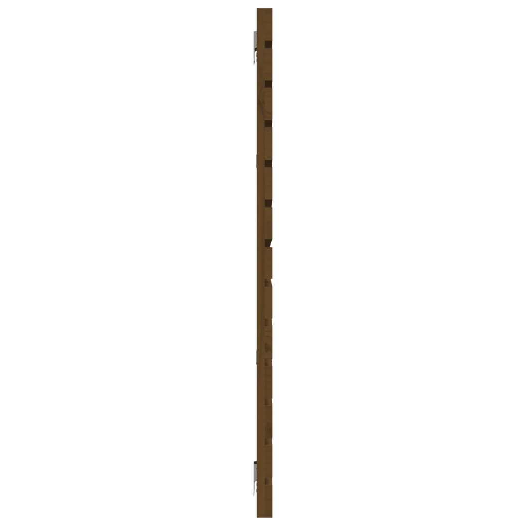 Zidno uzglavlje boja meda 166x3x91,5 cm masivna borovina