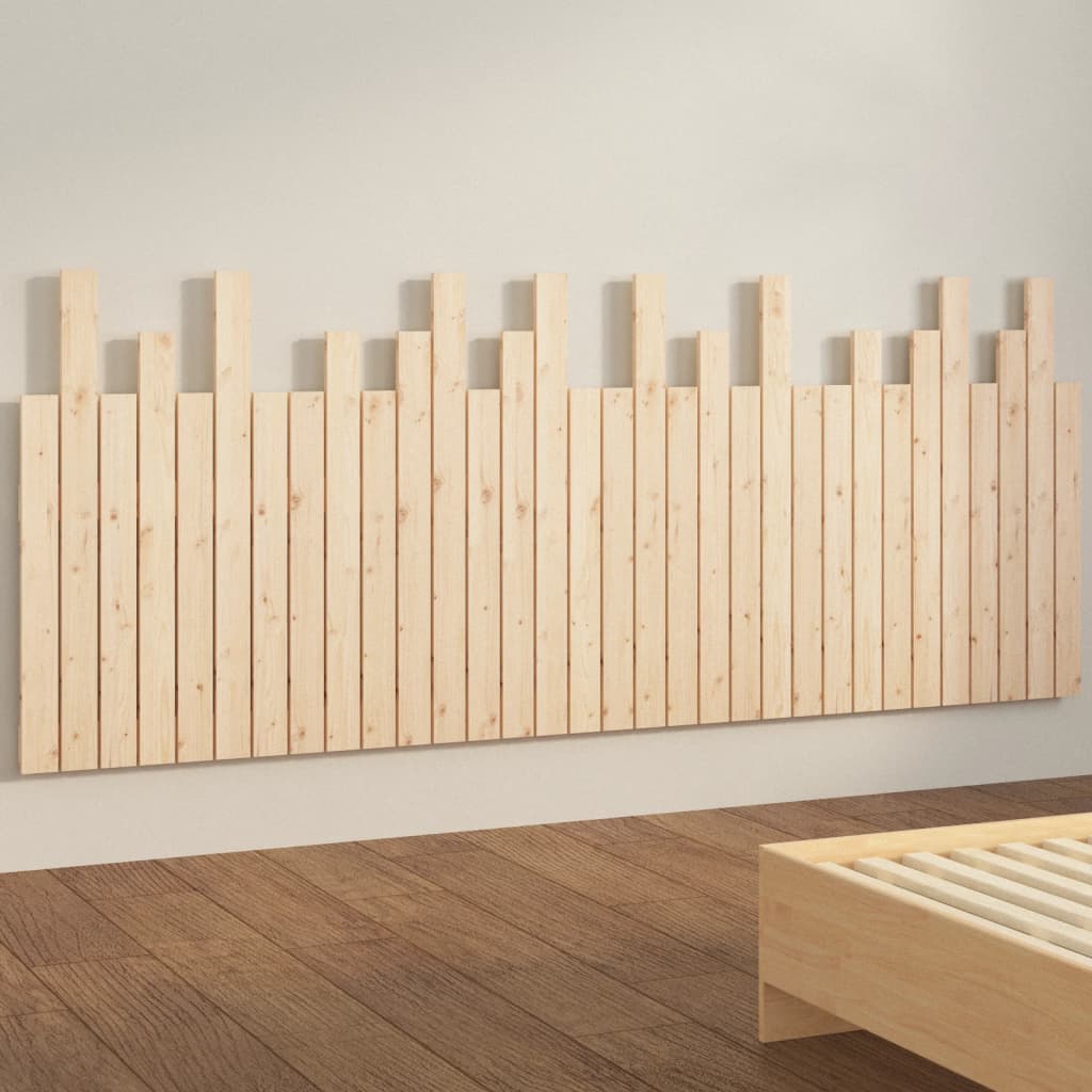 Zidno uzglavlje 204x3x80 cm od masivne borovine