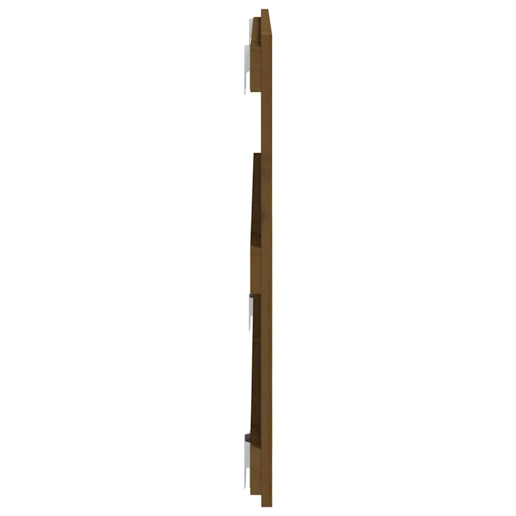 Uzglavlje za krevet boja meda 95,5x3x60 cm masivna borovina