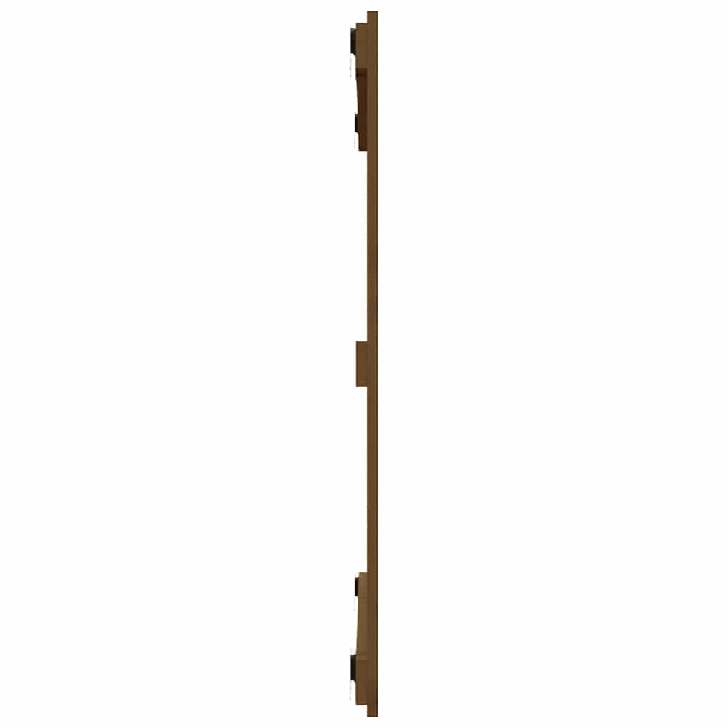 Uzglavlje za krevet boja meda 95,5x3x90 cm masivna borovina