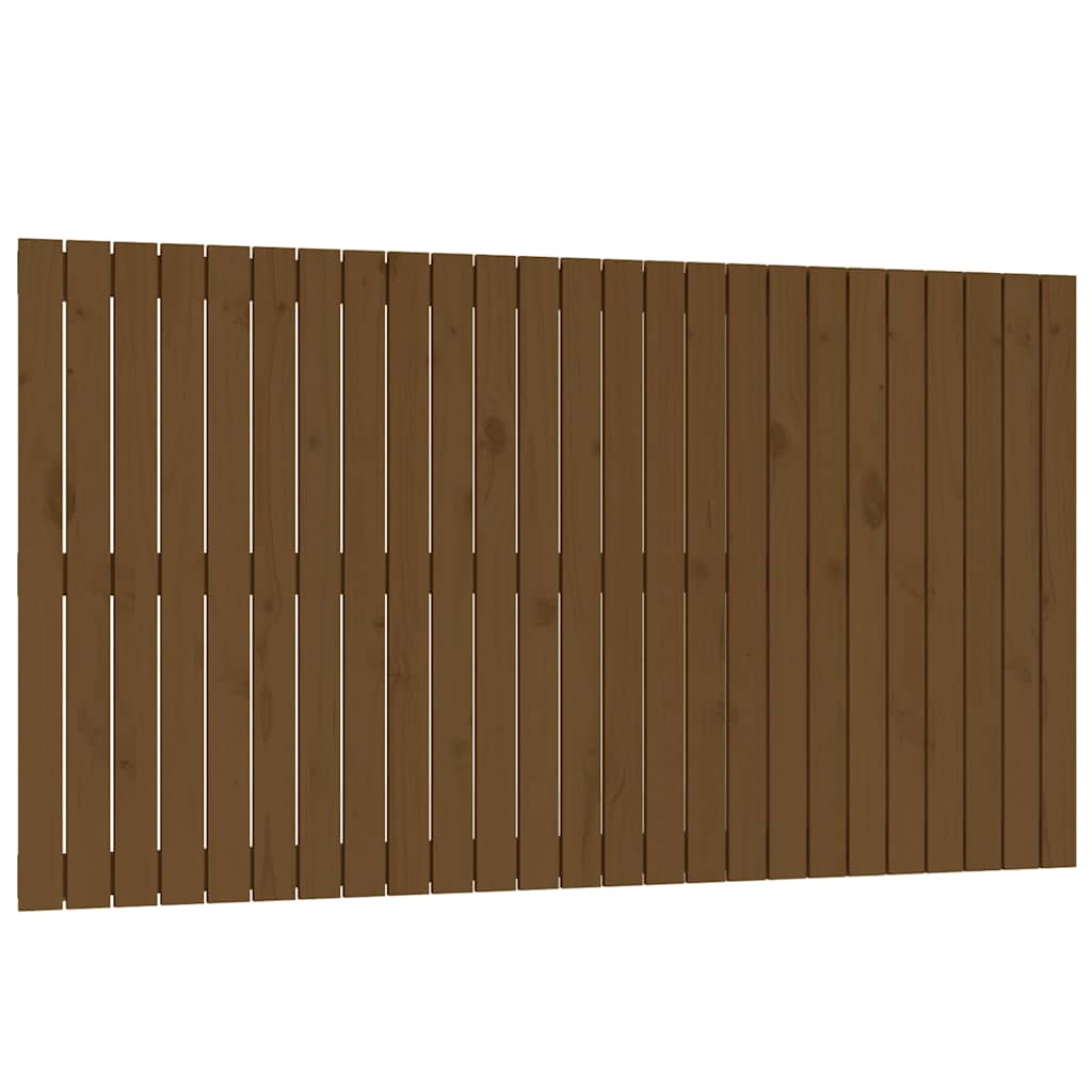 Uzglavlje za krevet boja meda 159,5x3x90 cm masivna borovina