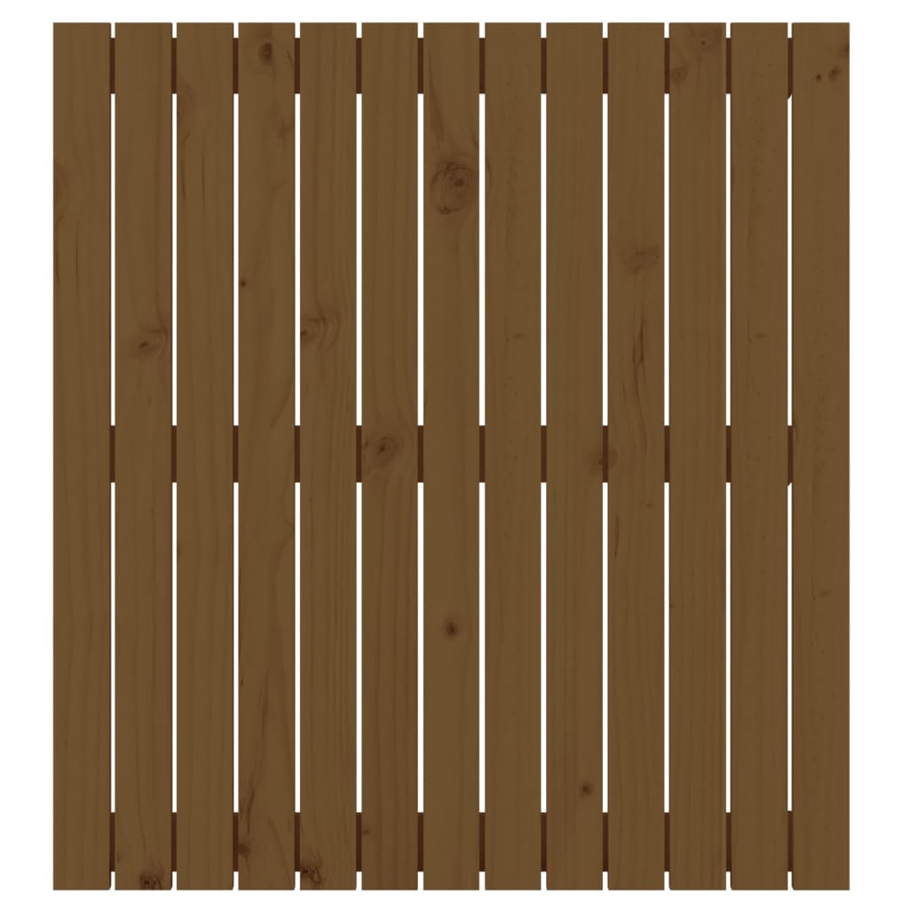 Uzglavlje za krevet boja meda 82,5 x 3 x 90 cm masivna borovina