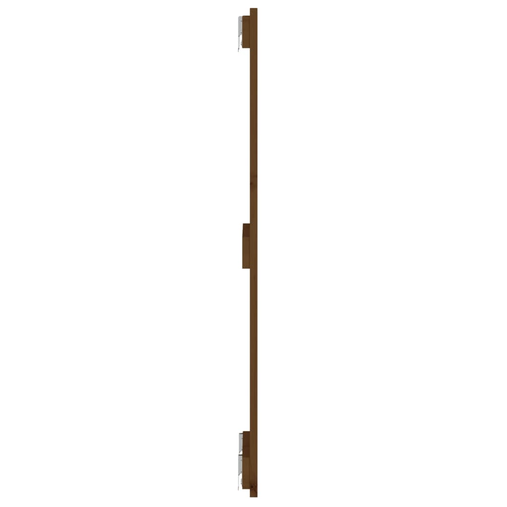 Uzglavlje za krevet boja meda 82,5 x 3 x 90 cm masivna borovina