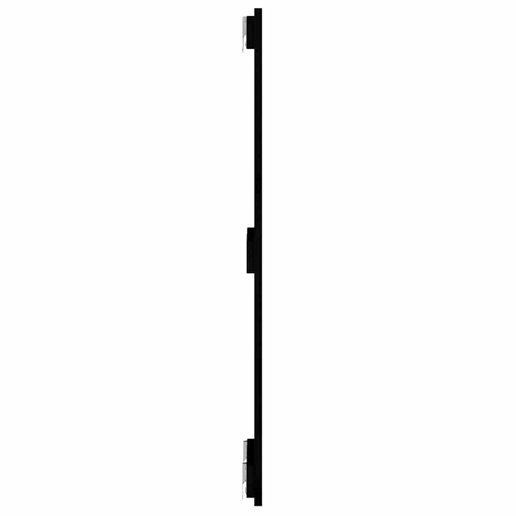 Uzglavlje za krevet Crno 82,5 x 3 x 90 cm od masivne borovine