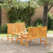 Set lounge namještaja za vrt 3 pcs Smeđa Čvrsto drvo akacije