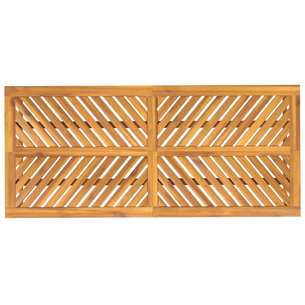 Vrtni blagovaonski stol 200 x 90 x 74 cm masivno bagremovo drvo