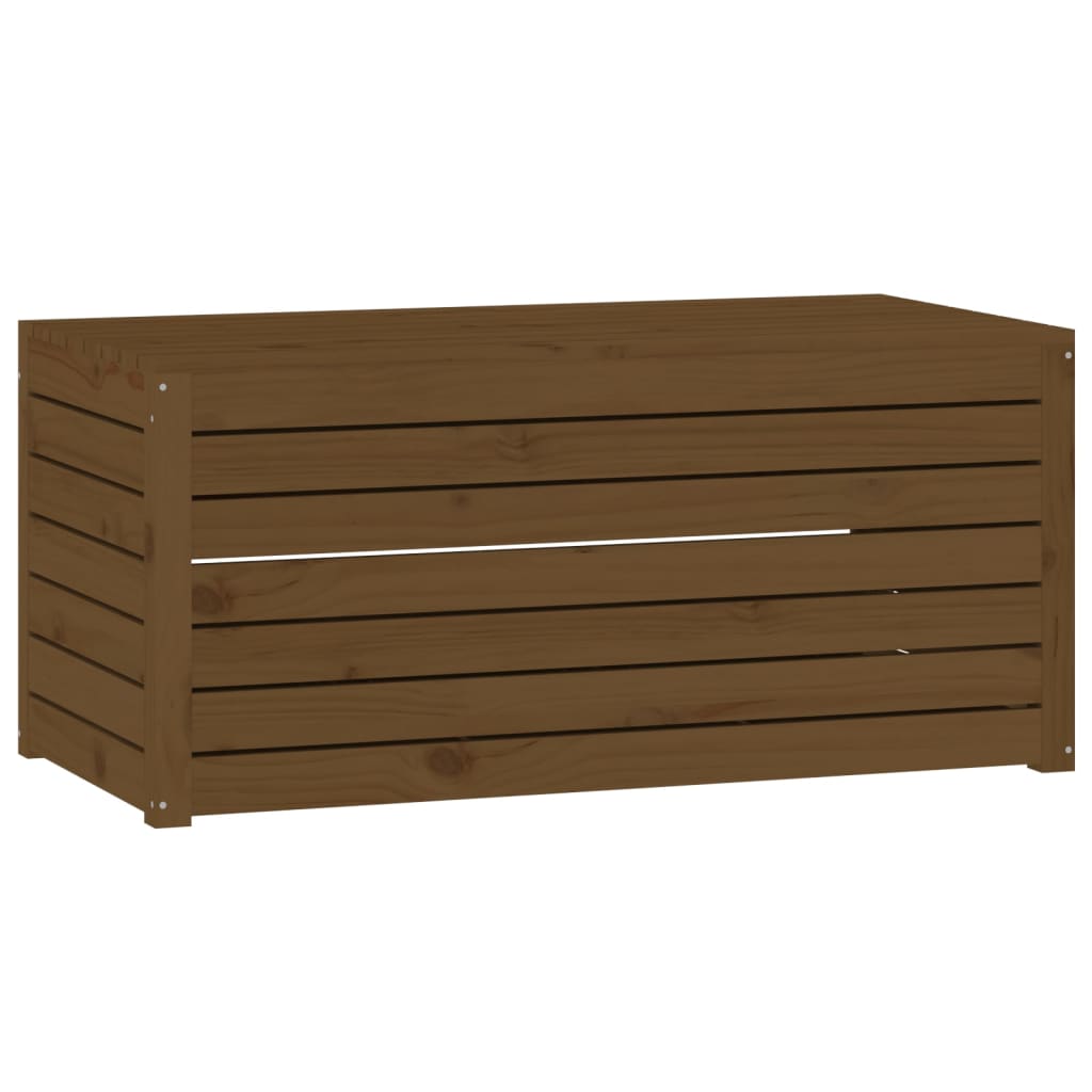 Vrtna kutija boja meda 101 x 50,5 x 46,5 cm od masivne borovine