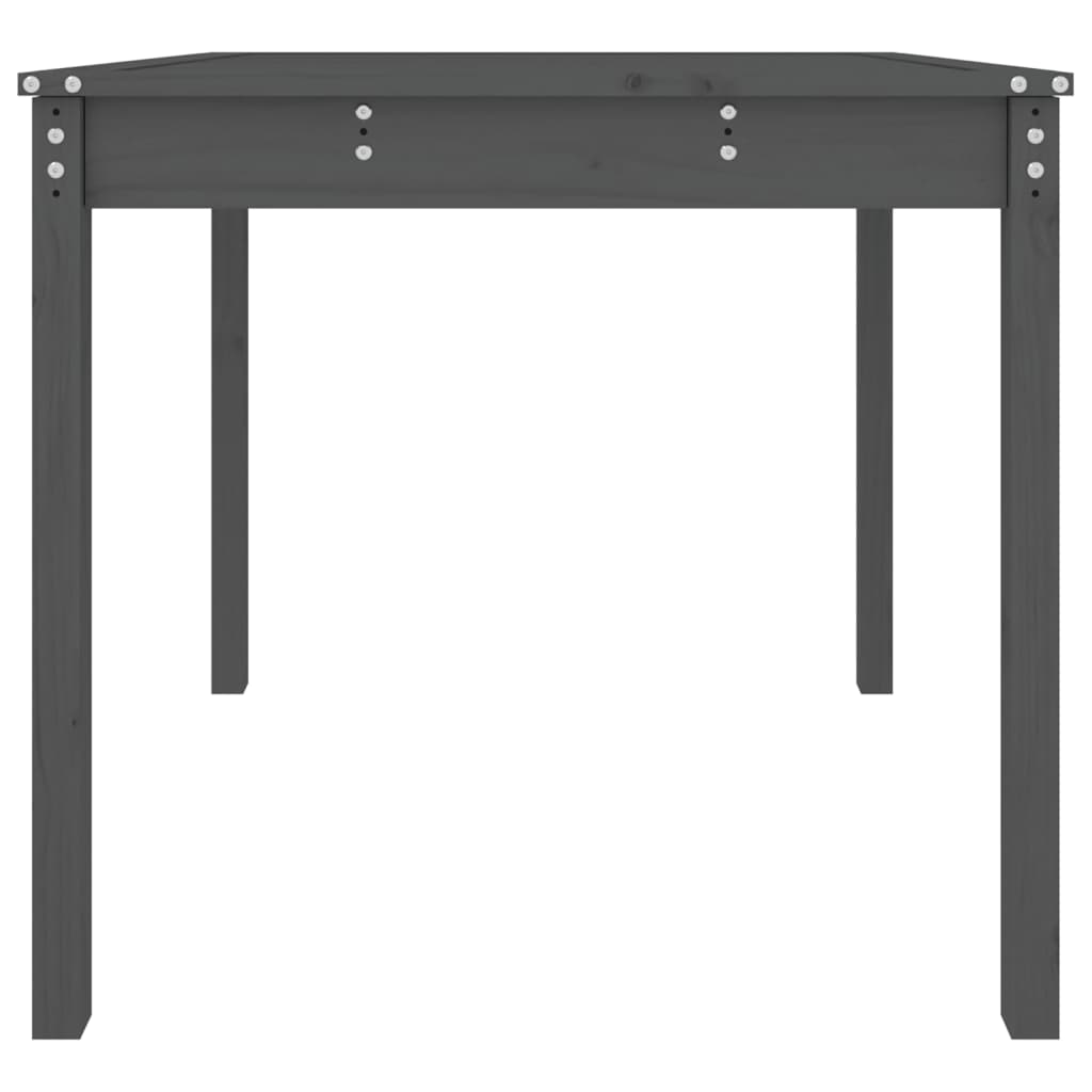 Vrtni stol sivi 82,5 x 82,5 x 76 cm od masivne borovine