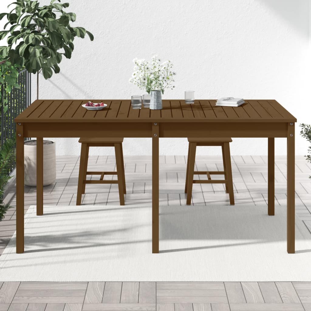 Vrtni stol boja meda 159,5x82,5x76 cm od masivne borovine