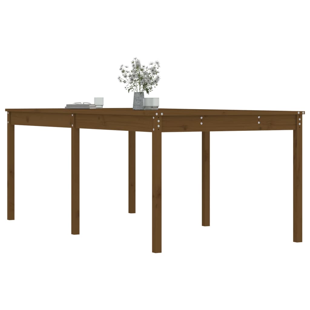 Vrtni stol boja meda 203,5 x 100 x 76 cm od masivne borovine