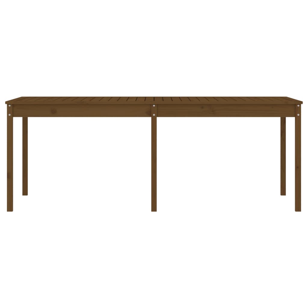 Vrtni stol boja meda 203,5 x 100 x 76 cm od masivne borovine