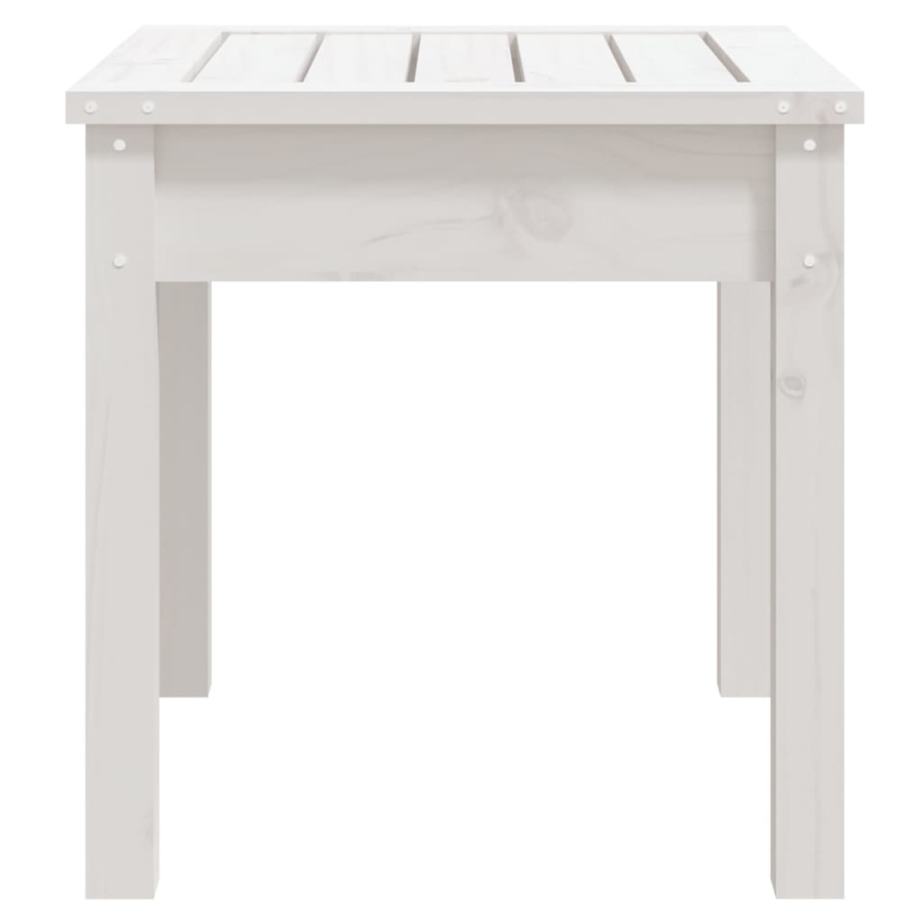 Vrtna klupa bijela 50x44x45 cm od masivne borovine