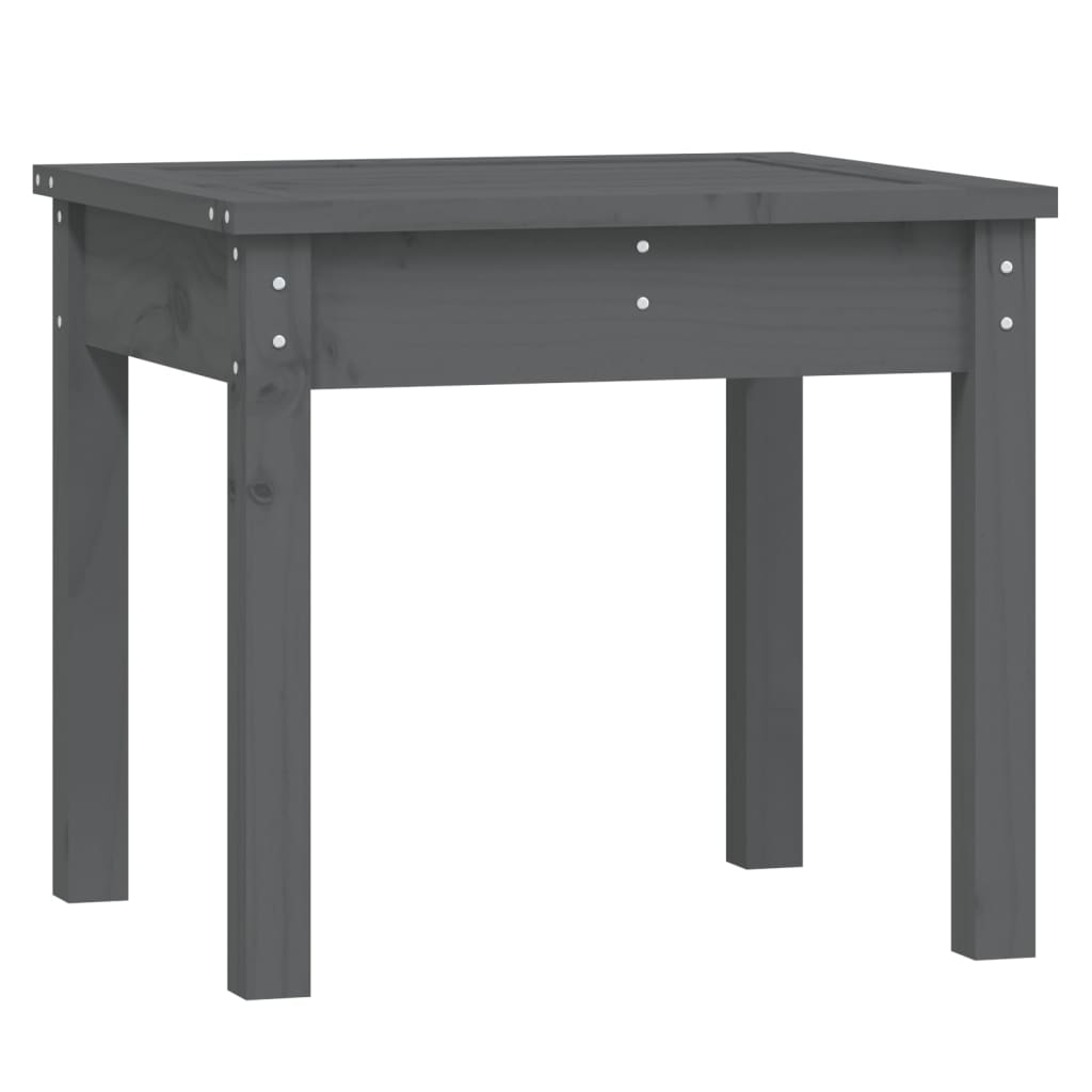Vrtna klupa siva 50x44x45 cm od masivne borovine