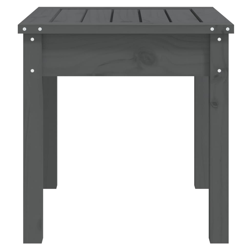 Vrtna klupa siva 50x44x45 cm od masivne borovine