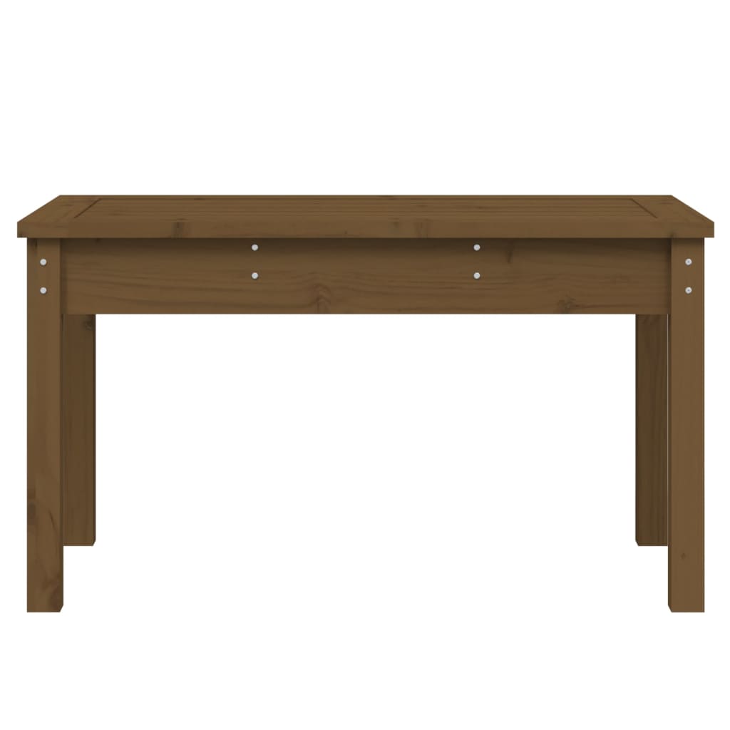 Vrtna klupa boja meda 80x44x45 cm od masivne borovine