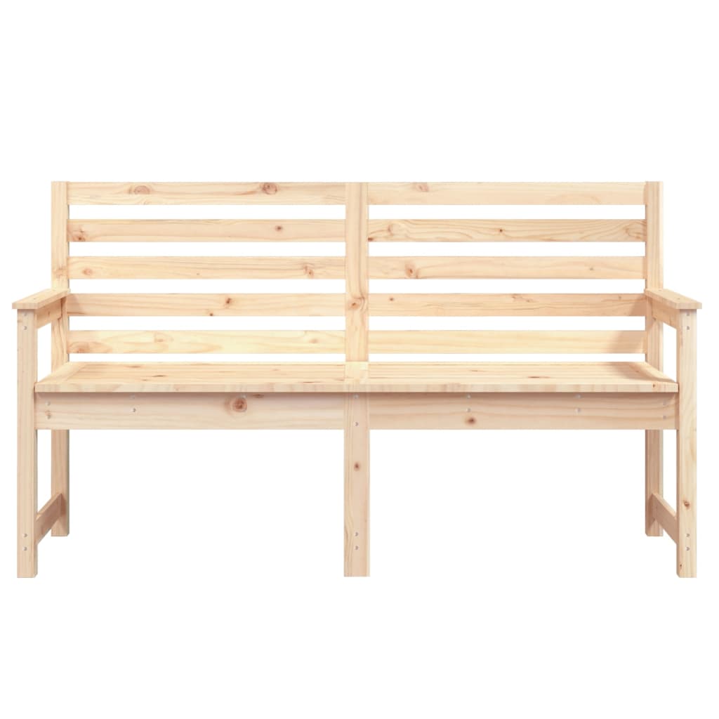 Vrtna klupa 159,5 x 48 x 91,5 cm od masivne borovine