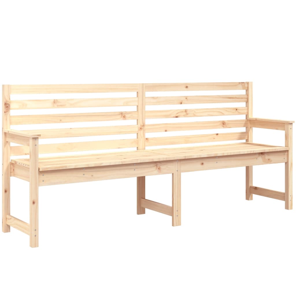 Vrtna klupa 203,5x48x91,5 cm od masivne borovine