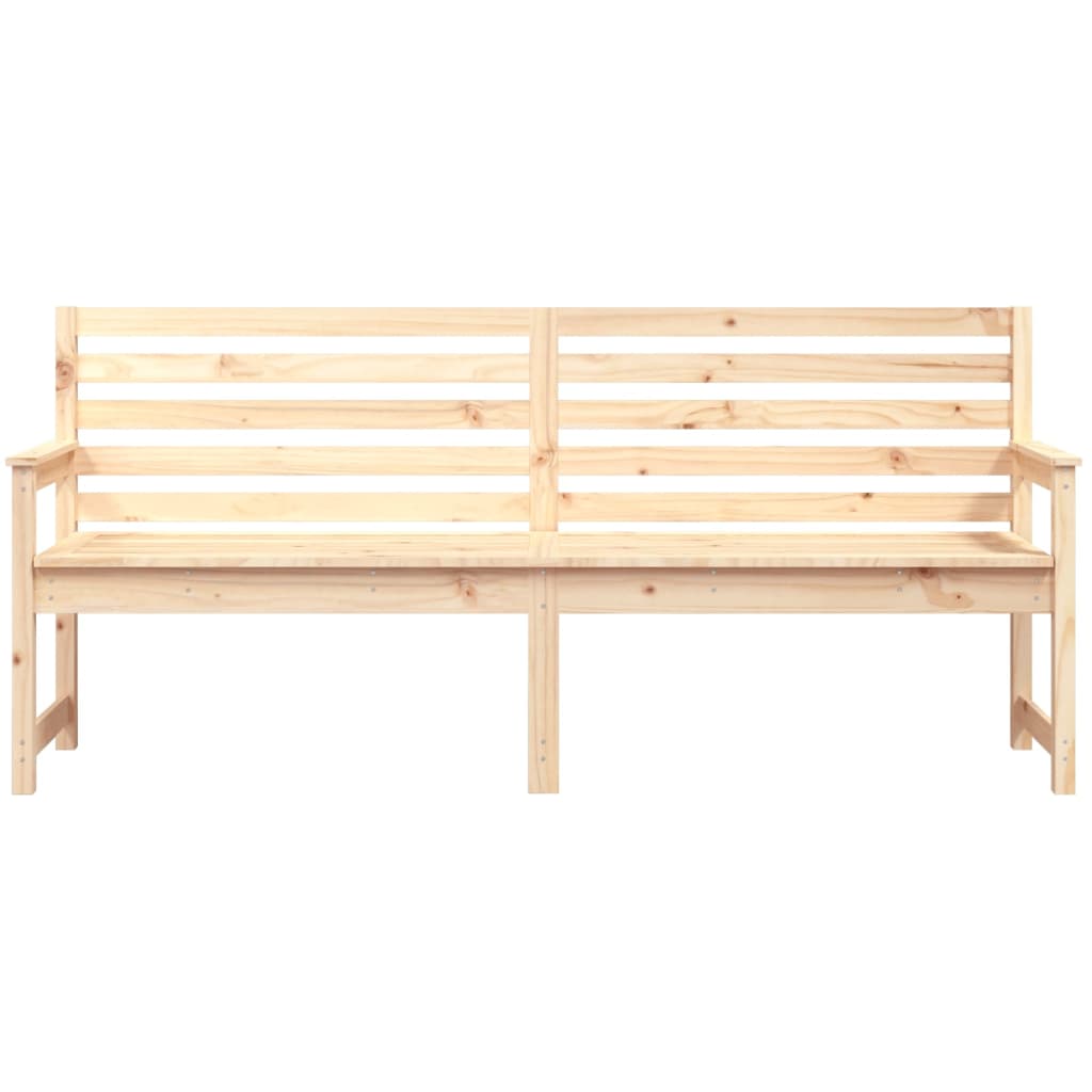 Vrtna klupa 203,5x48x91,5 cm od masivne borovine