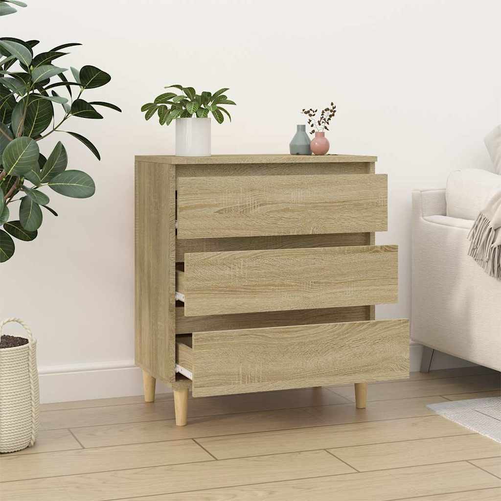 Komoda boja hrasta sonome 60 x 35 x 70 cm od konstruiranog drva