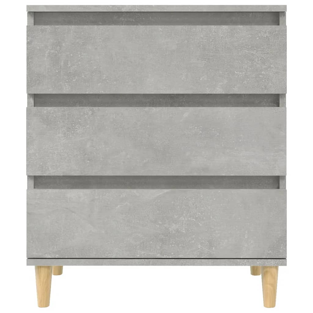 Komoda siva boja betona 60x35x70 cm od konstruiranog drva