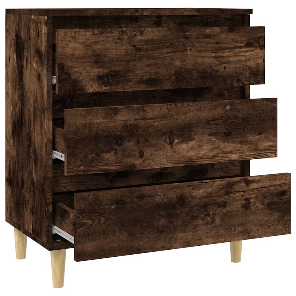Komoda boja dimljenog hrasta 60 x 35 x 70 cm konstruirano drvo