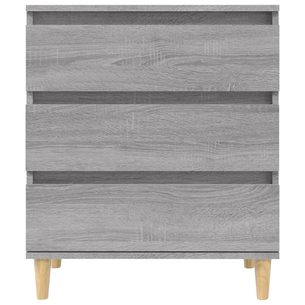 Komoda sivog hrasta sonome 60x35x70 cm od konstruiranog drva