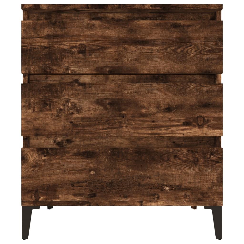 Komoda boja dimljenog hrasta 60 x 35 x 70 cm konstruirano drvo