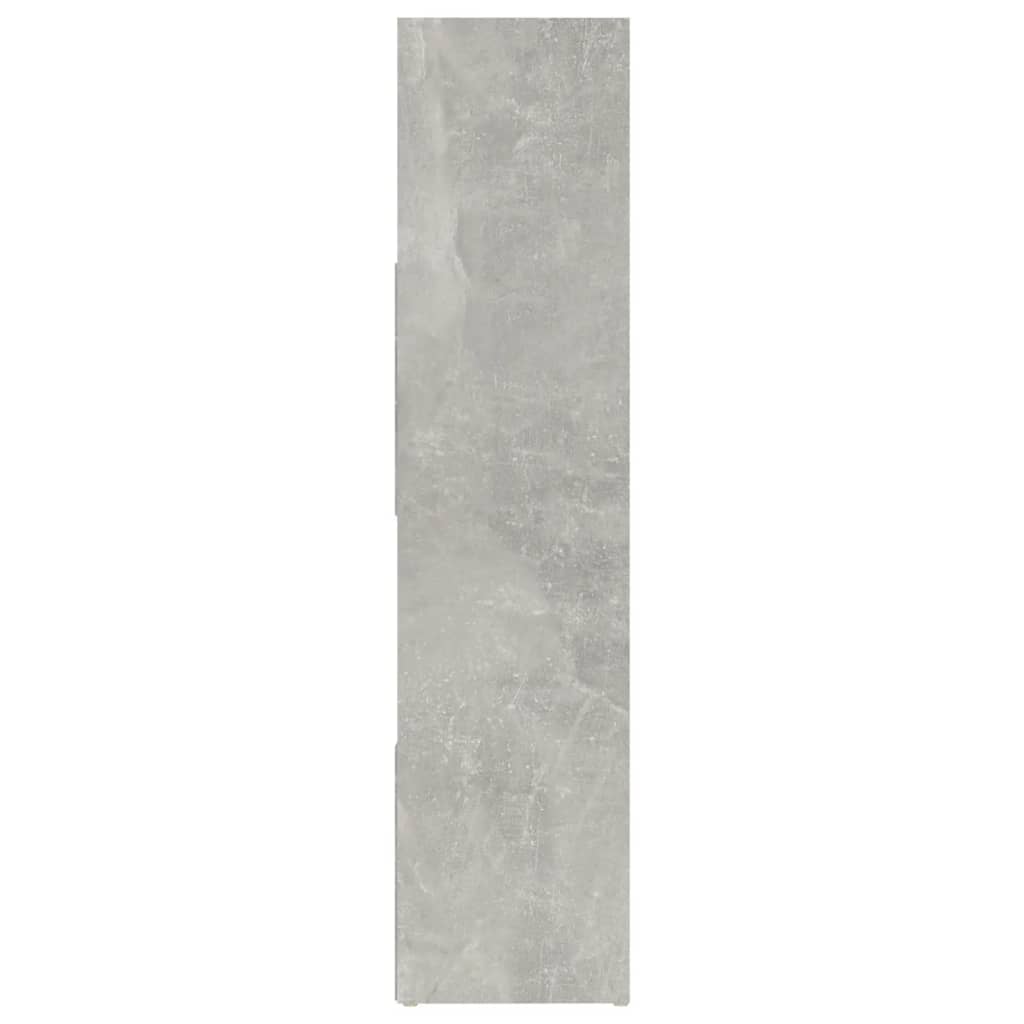 Ormarić za knjige / sobna pregrada boja betona 105x24x102 cm