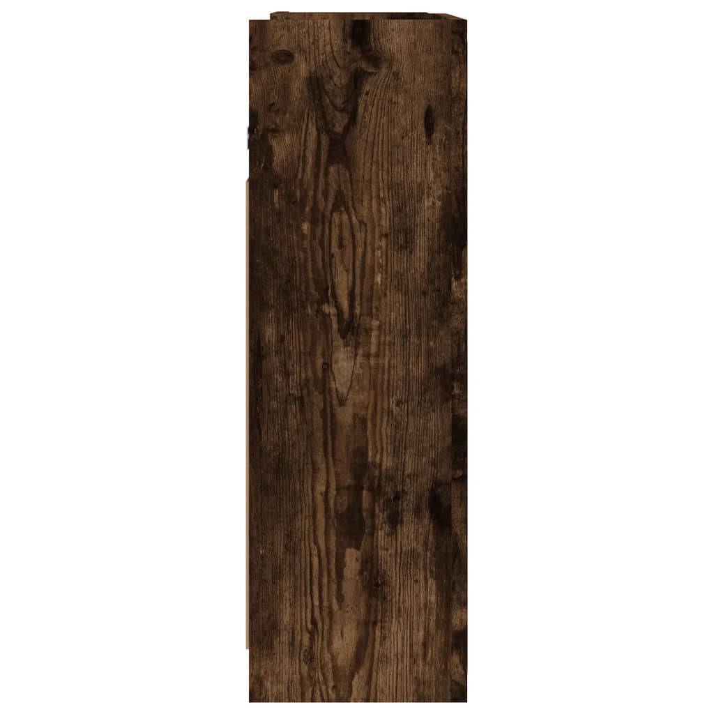 Kupaonski ormarić s ogledalom boja hrasta 62,5x20,5x64 cm drvo