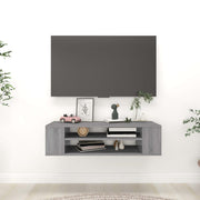 Viseći TV ormarić boja hrasta 100x30x26,5 cm konstruirano drvo