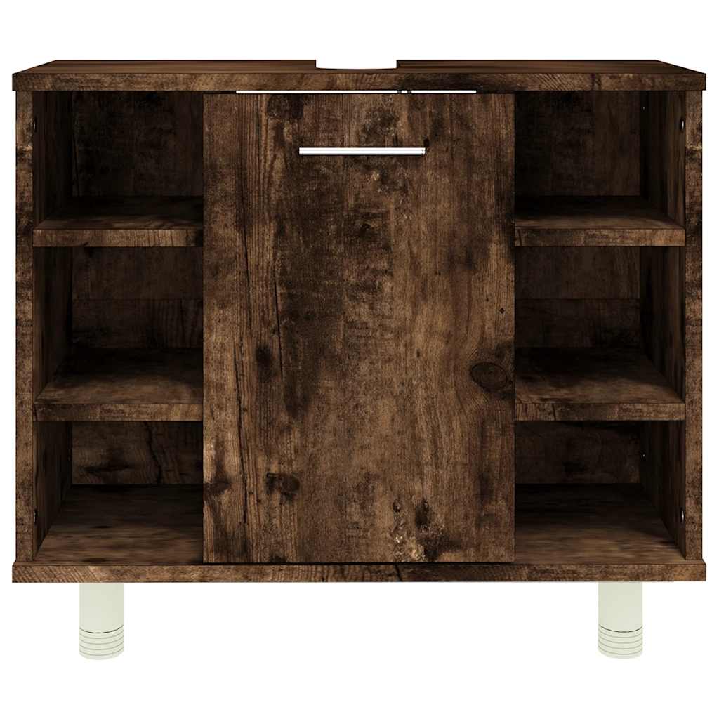 Kupaonski ormarić boja dimljenog hrasta 60x32x53,5 cm drveni