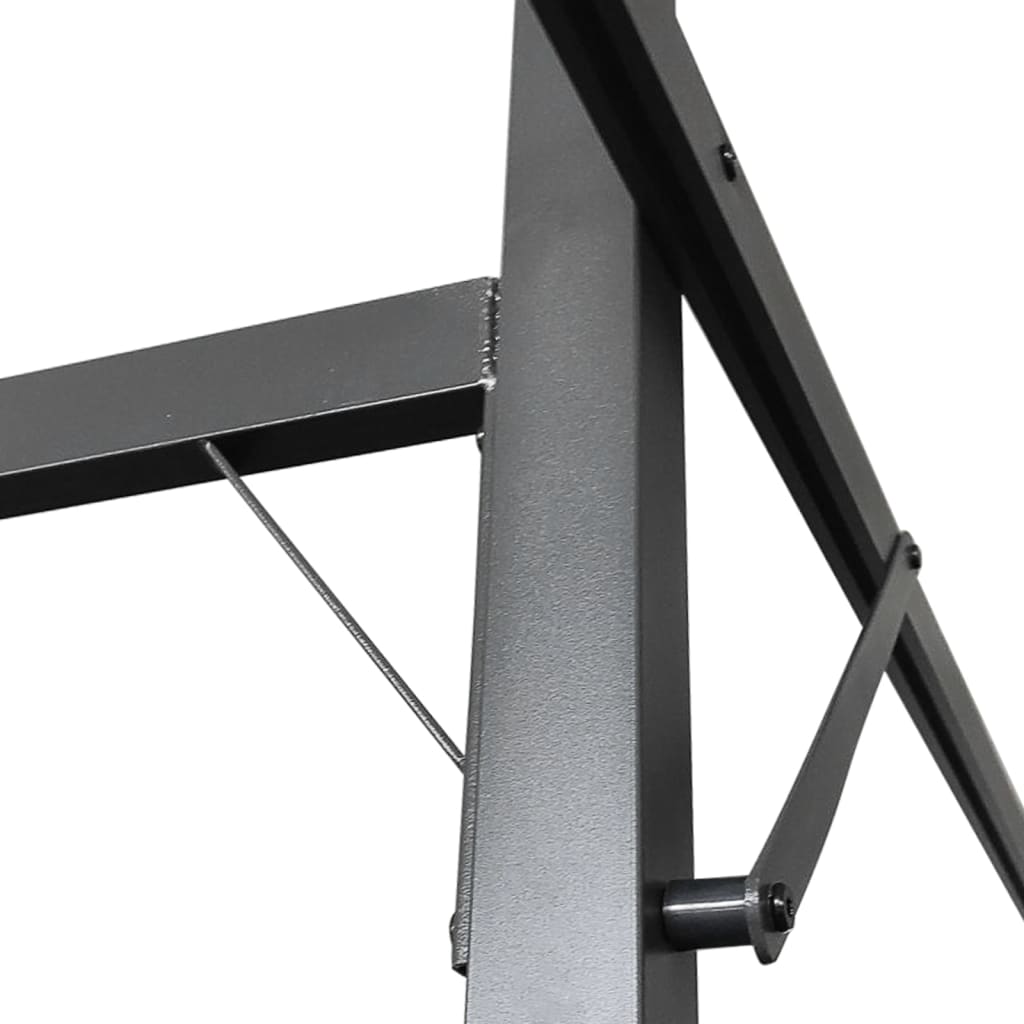 Pergola s pomičnim krovom krem 295 x 292 x 230 cm